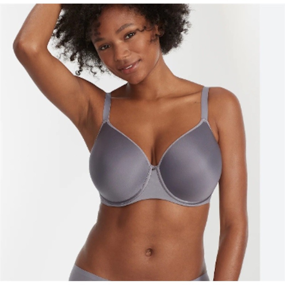 NWTD Chantelle 34D Comfort Chic Full Coverage Underwire Bra 18j6 Gray 117601